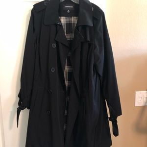 London Fog coat. Missing button.